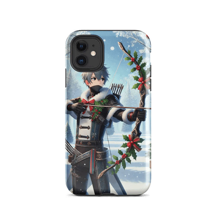 Winter Archer iPhone Tough Case – Festive Bowmaster product image (24)