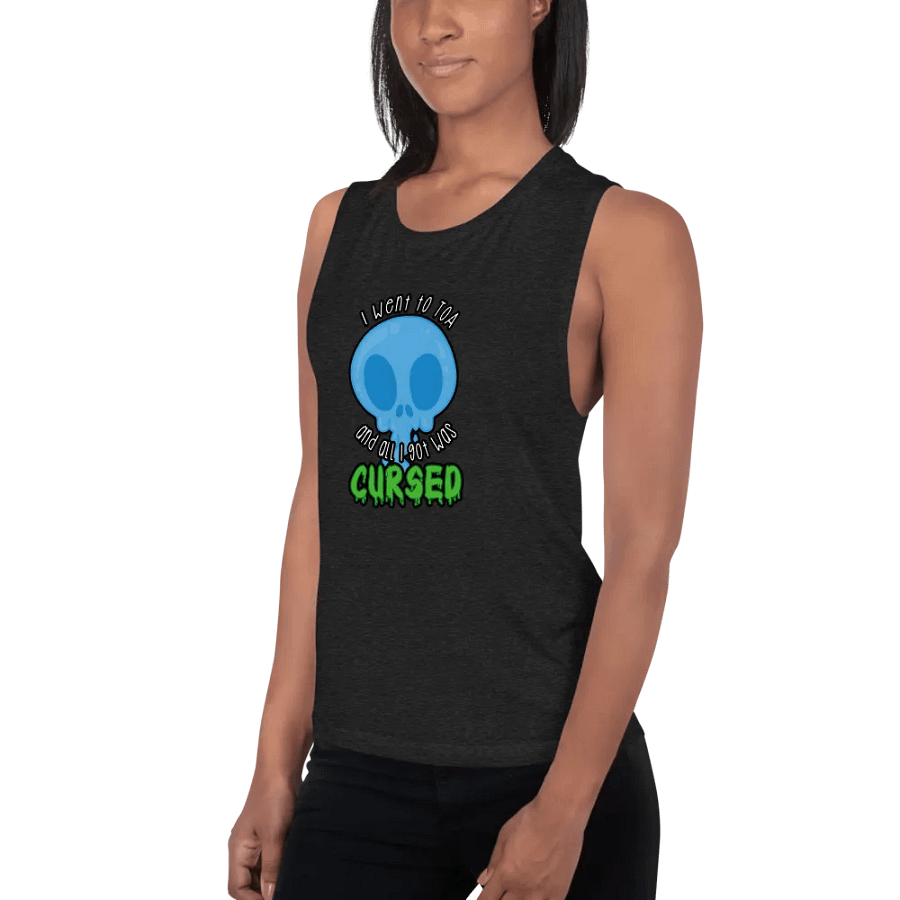 All I Got Was Cursed - Mage - Women's Style Muscle Tank product image (4)