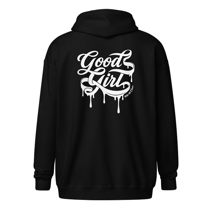 Good Girl Zip Hoodie (White Text) product image (2)