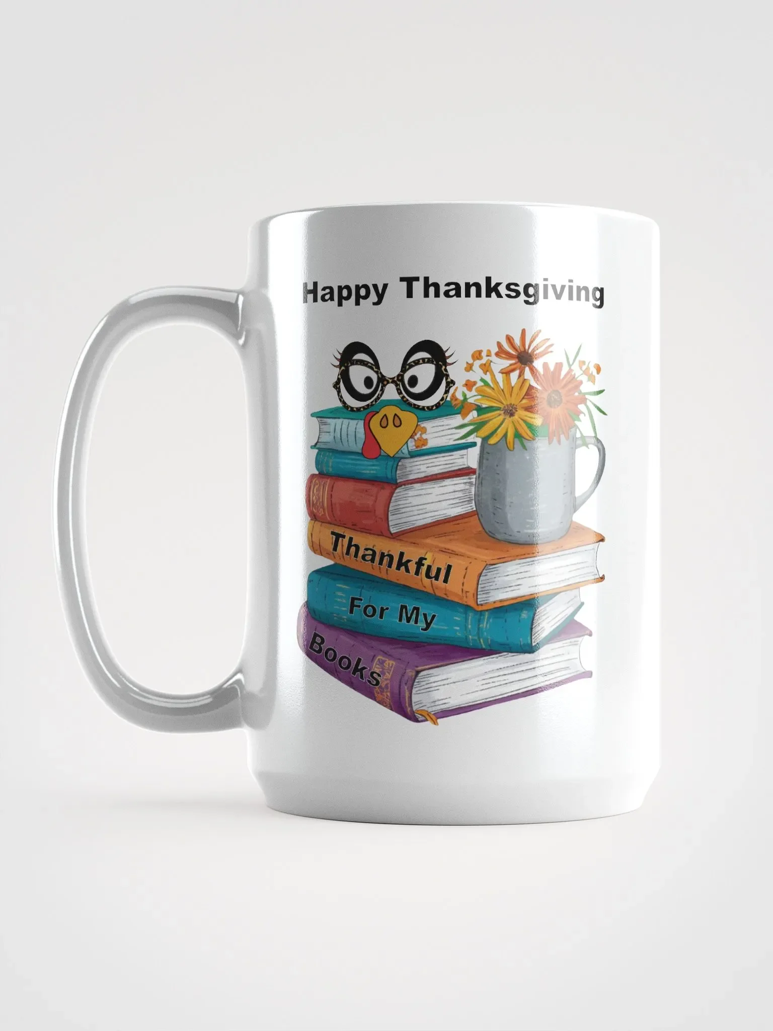 Thankful for books Tall Mug product image (6)