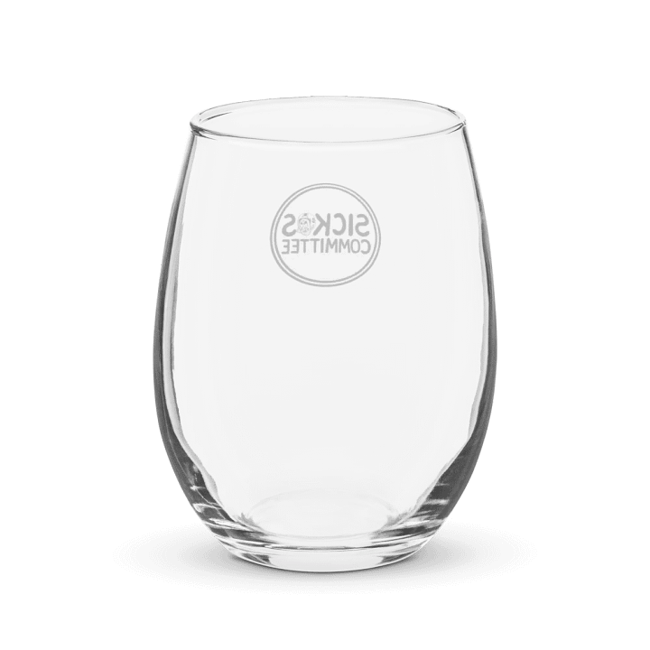Sickos Committee Logo Stemless Wine Glass product image (2)
