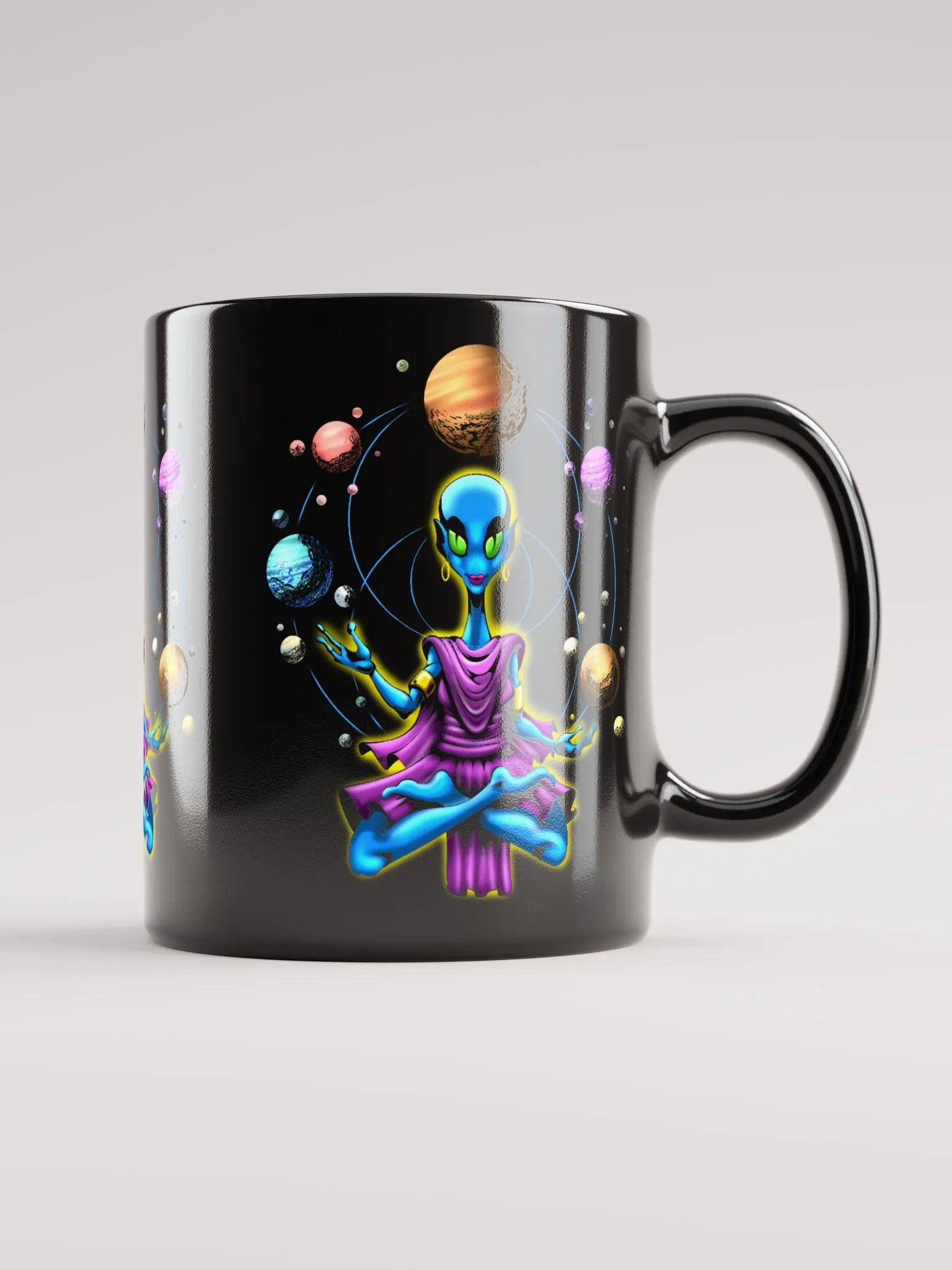Meditating Alien - Coffee Mug product image (6)