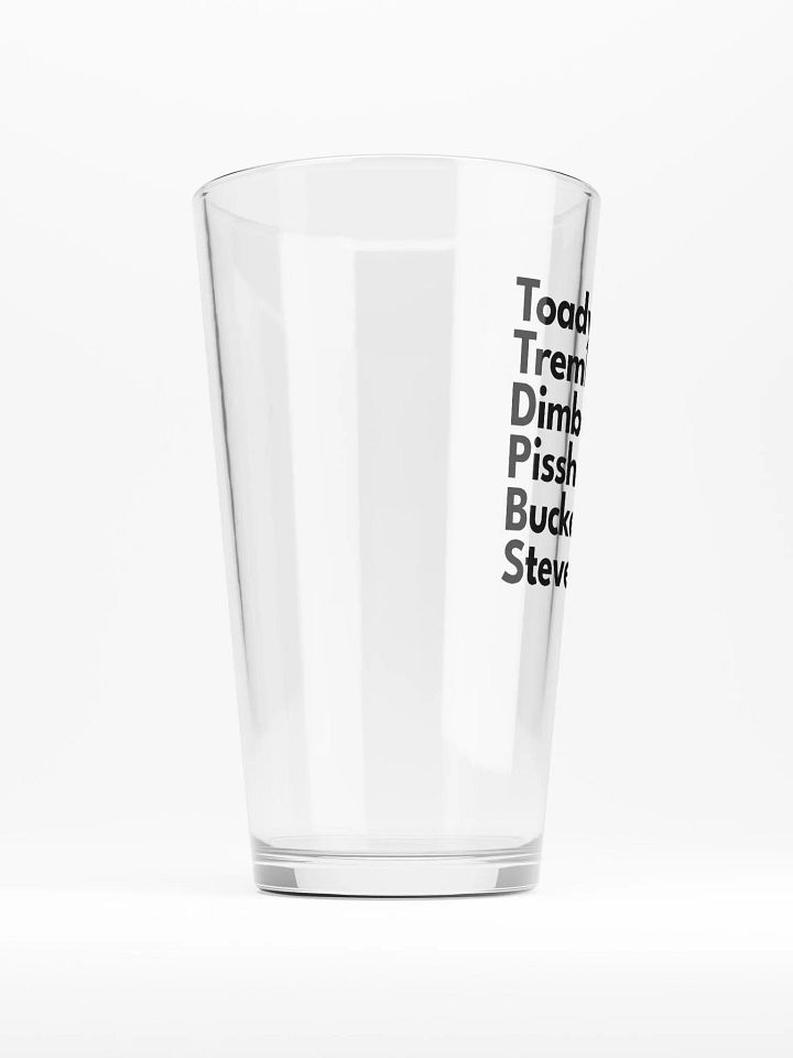 The Brass Cannons' Drinking Buddy Pint Glass product image (2)