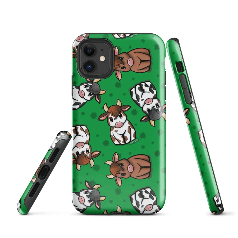 Ditsy Cows Tough Case For iPhone product image (1)