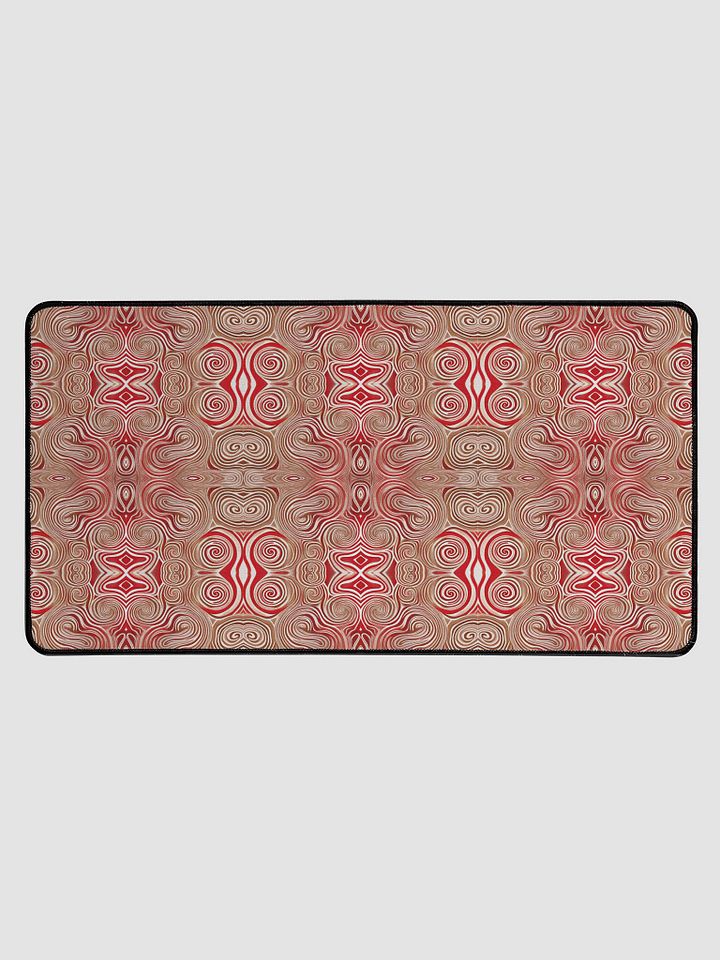 Funky Chocolate Cherry Swirls Tie-Dye Desk Mat product image (2)
