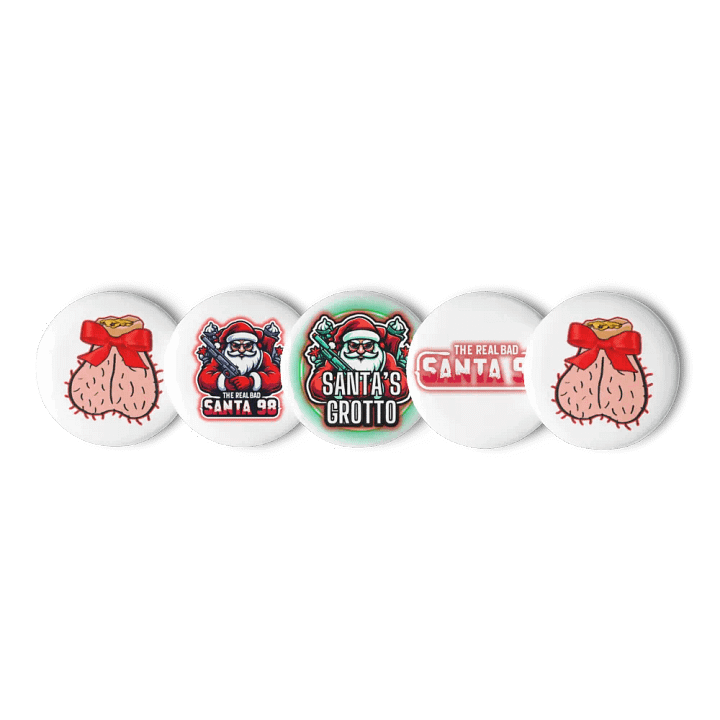 santa pin badges product image (3)