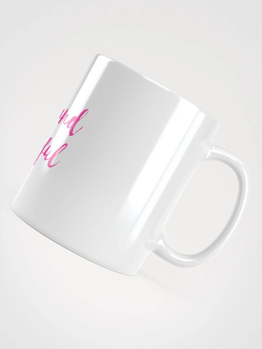 Rich and Powerful White Glossy Mug product image (5)