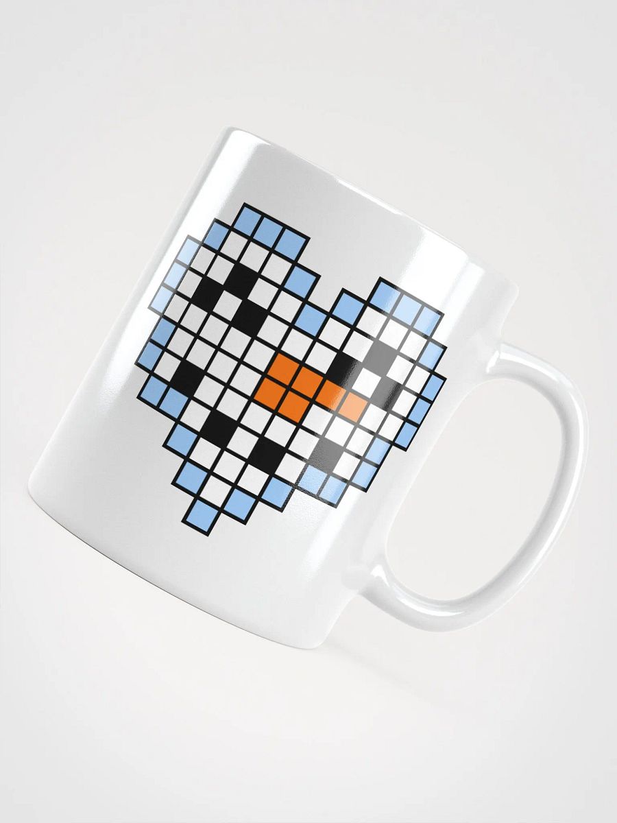 Snowman Heart White Glossy Mug product image (5)