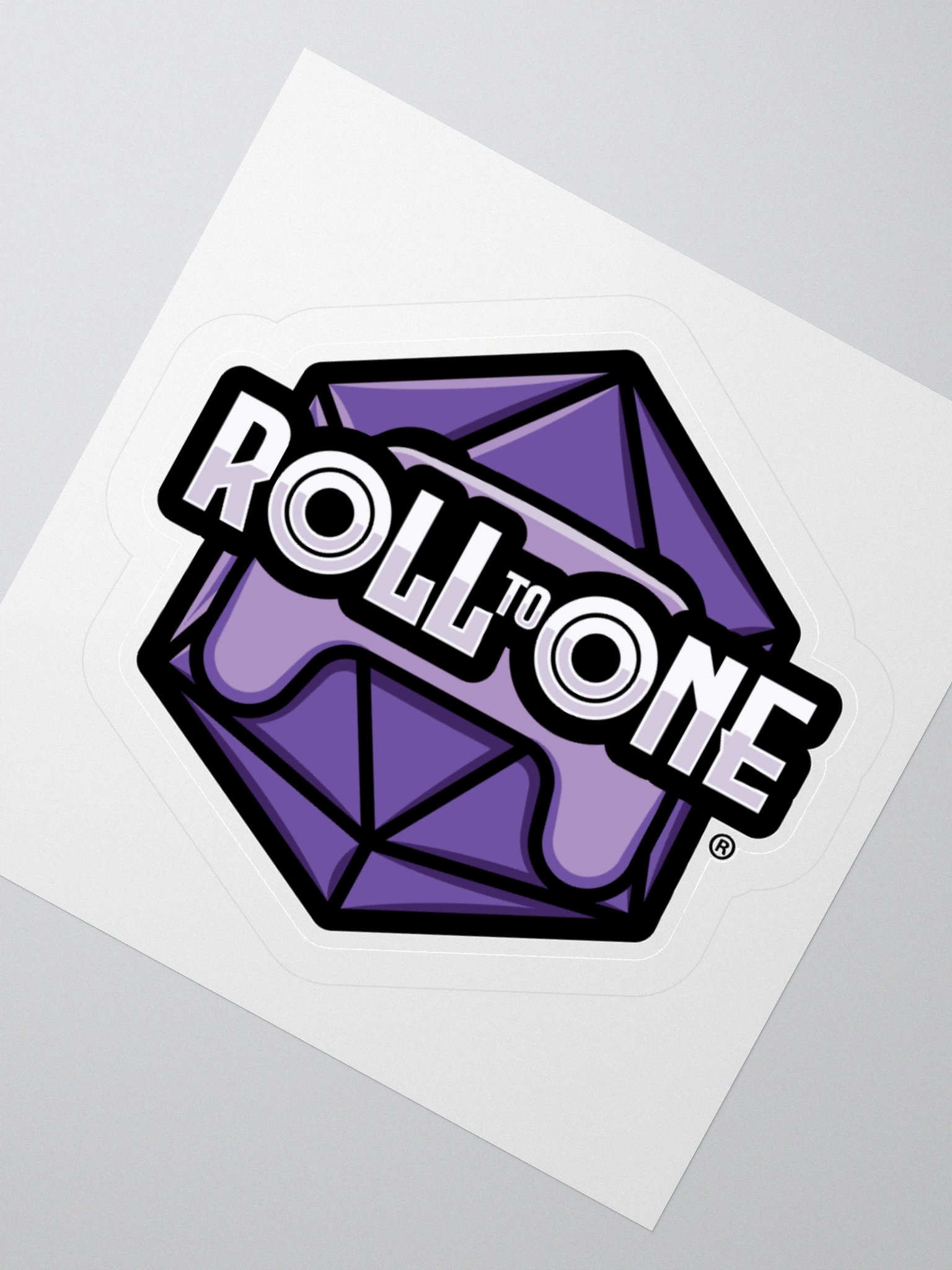 Roll to One Classic Logo Sticker product image (6)