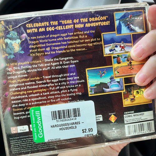 Goodwill pickup! I already own this one. This maybe a disc upgrade for me! This will be up for trade if anyone is interested!...