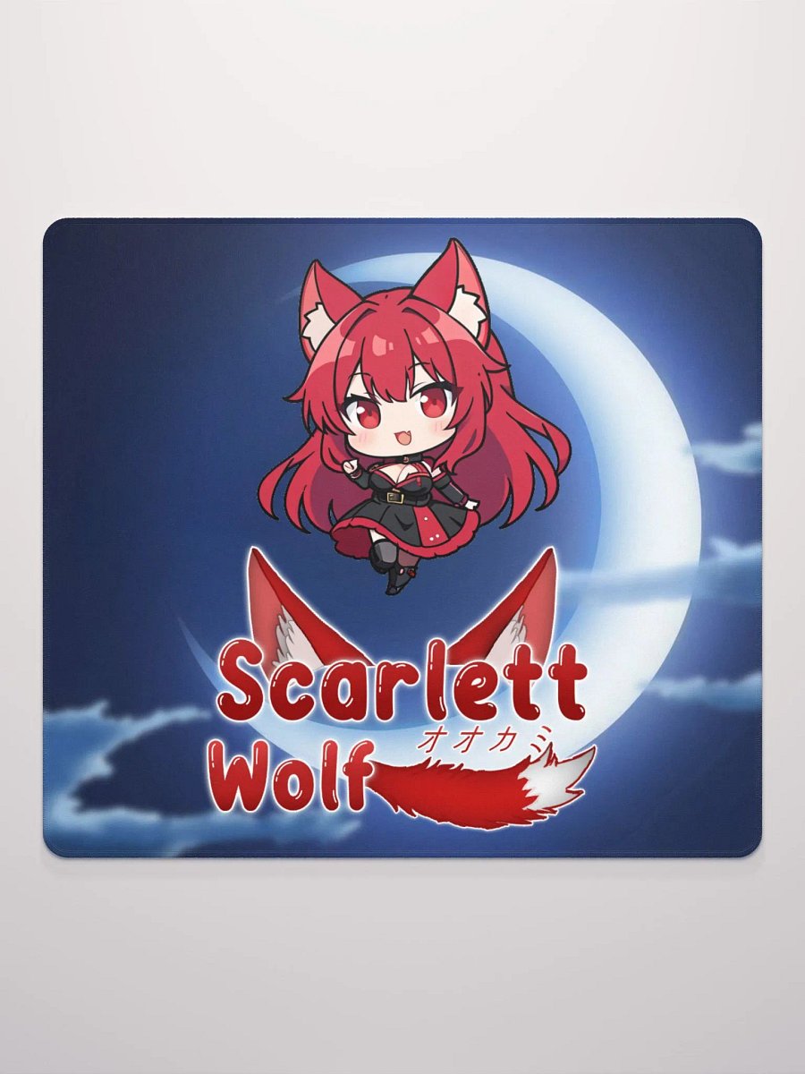 Scarlett Wolf Blue Moon Gamming Mouse Pad product image (3)