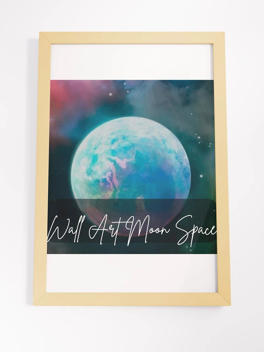 Moon View Framed High-Quality Matte Poster (in) product image (4)