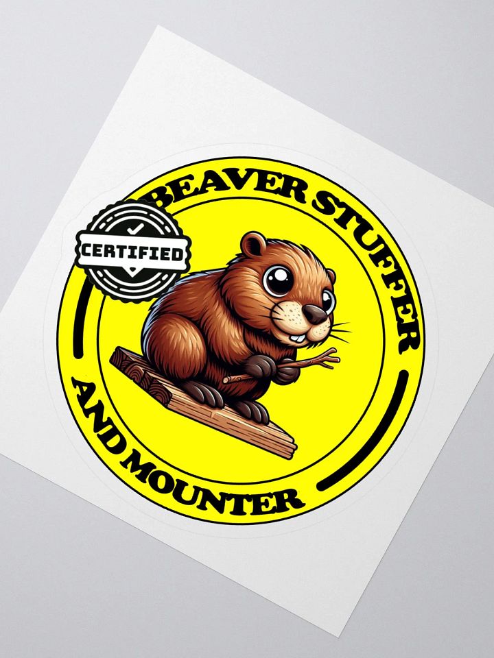 Beaver Certified Sticker product image (2)