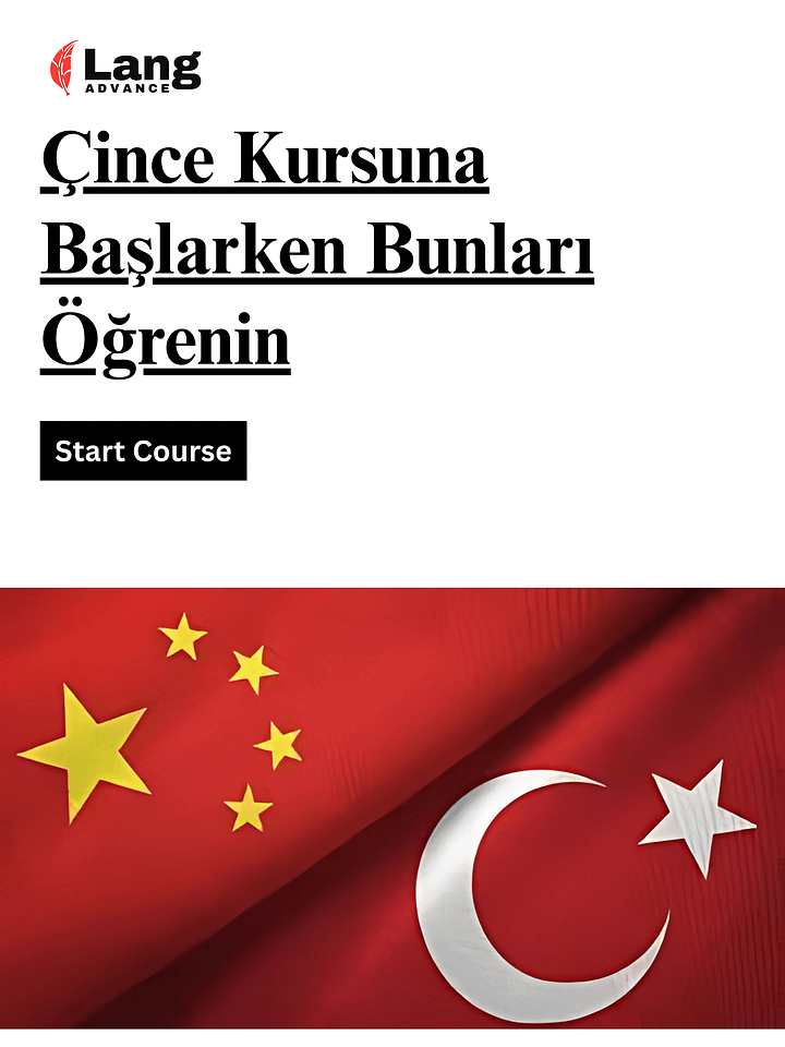 Çince Kursuna Başlarken Bunları Öğrenin product image (1)
