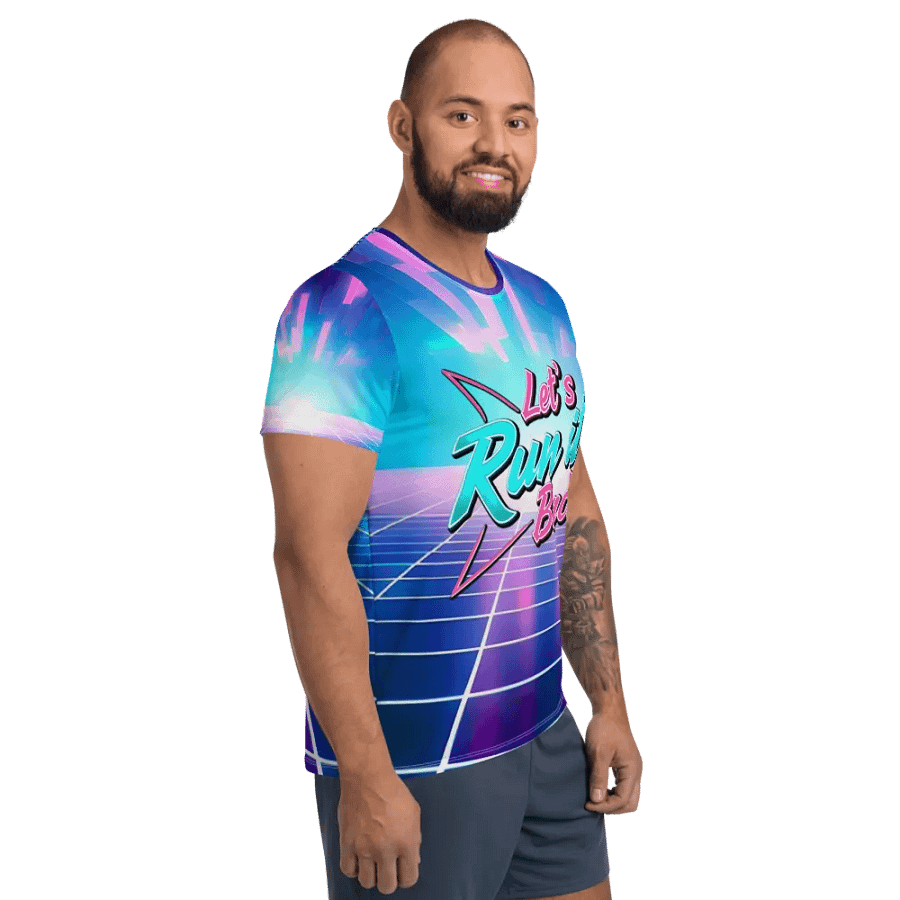 Revitalize Retro Vibes All-Over Print Tee product image (6)