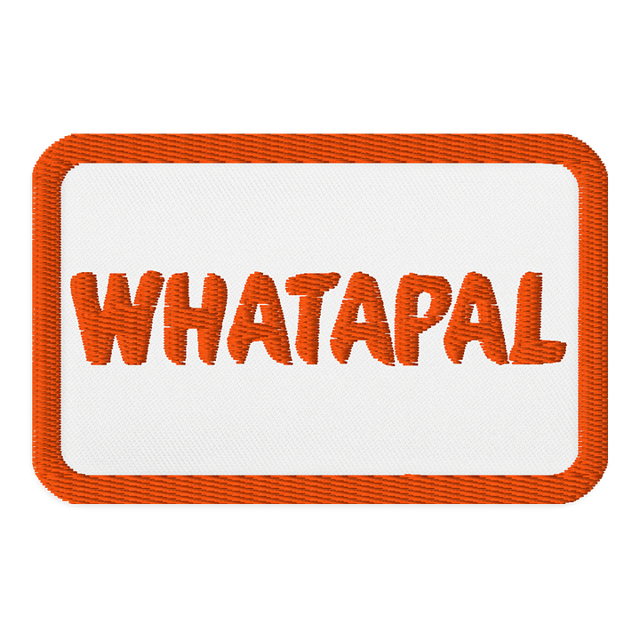 WHATAPAL Embroidered Patch product image (1)