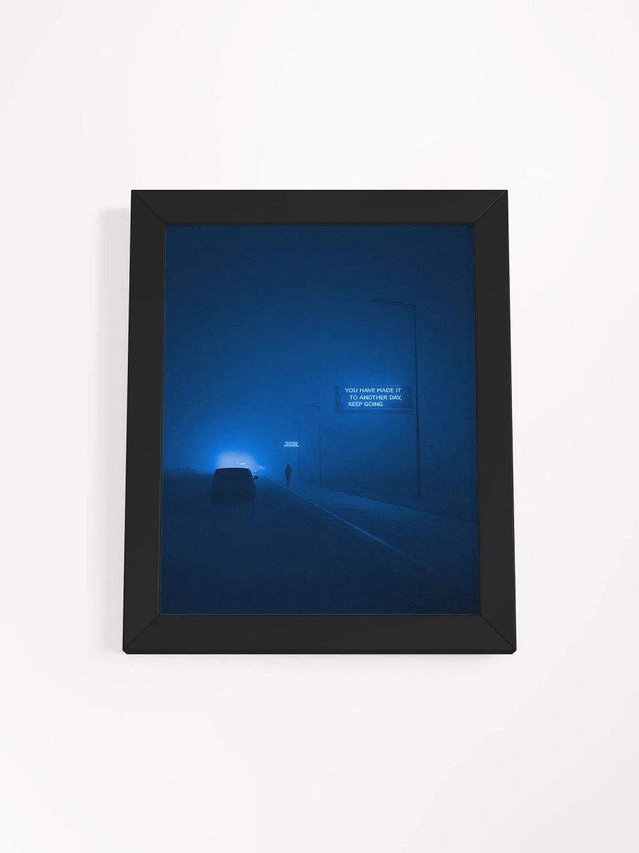 "Keep going" Framed Poster product image (4)