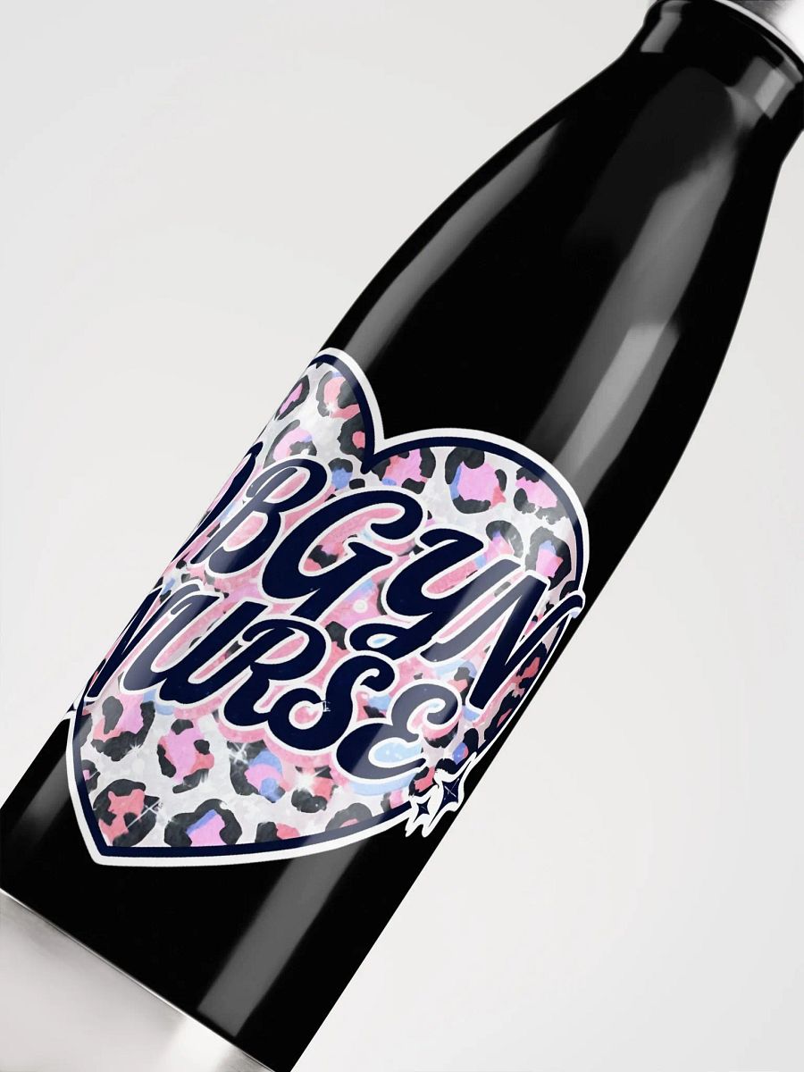 Leopard Love OBGYN Nurse Water Bottle product image (9)
