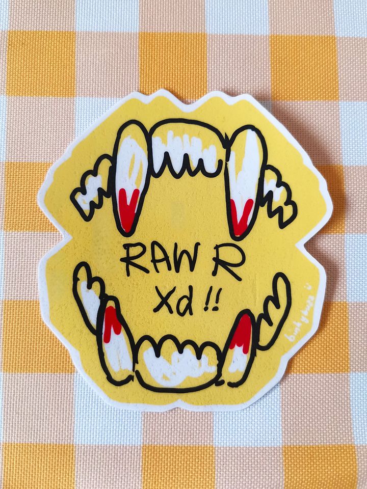 Rawr xd!! Jumbo Sticker product image (1)