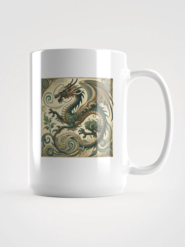 Art Nouveau Western Dragon Coffee Mug product image (1)