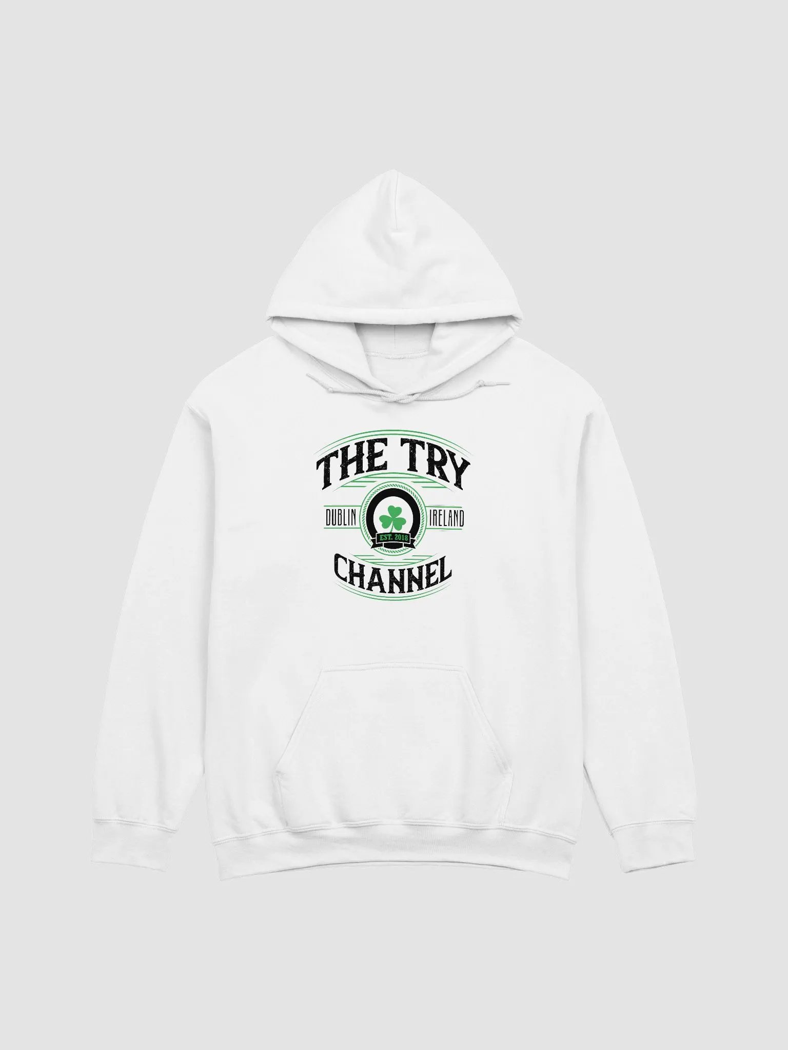 TRY Collegiate Hoodie - Black Design product image (1)