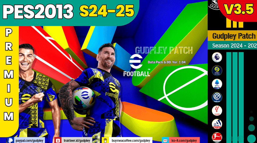PES 2013 - Gudpley Patch Season 2024-25 v.3 (PC) product image (1)