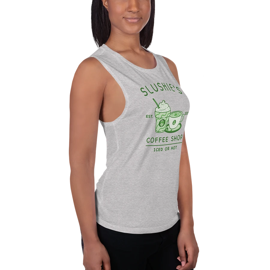 Slushie's Coffee Shop (Green) | Women's Muscle Tank product image (4)