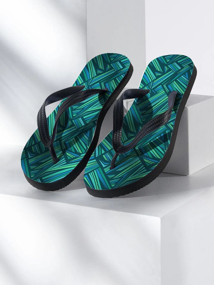 Aqua Angles | Unisex Flip-Flops product image (1)