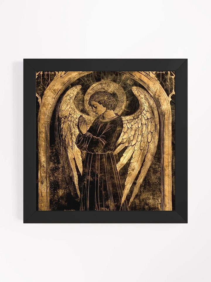 Medieval Angel Prayer Framed product image (1)