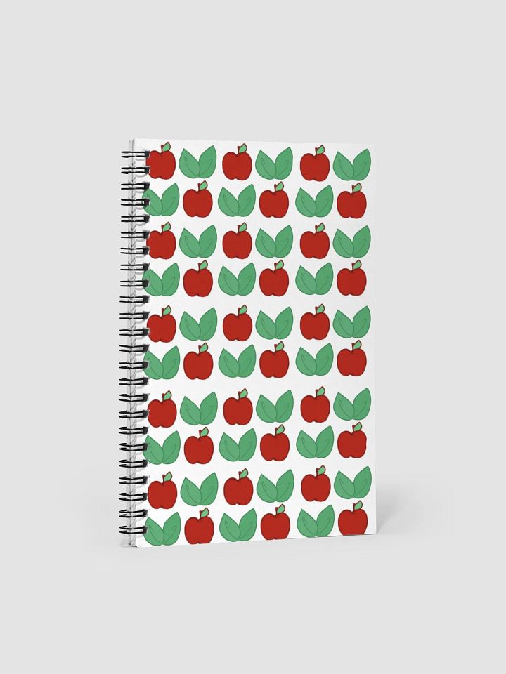 Apple-Leaf Checkered patterned notebook product image (2)