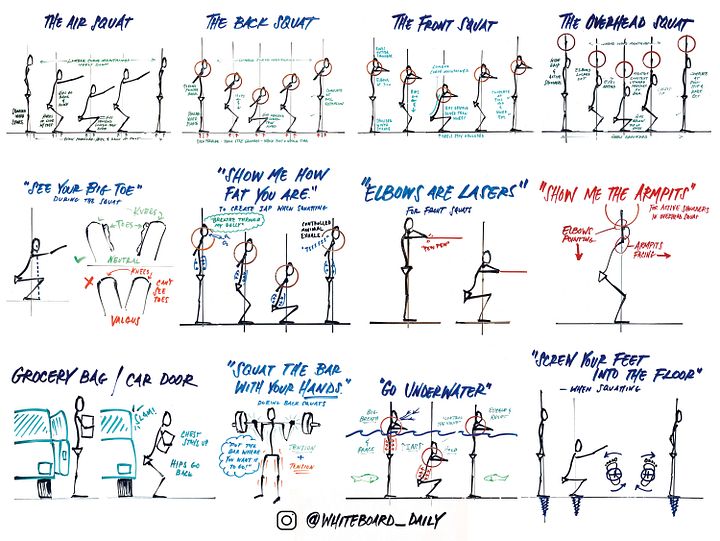 Digital Poster: "Squat Cues" - Full Color product image (1)