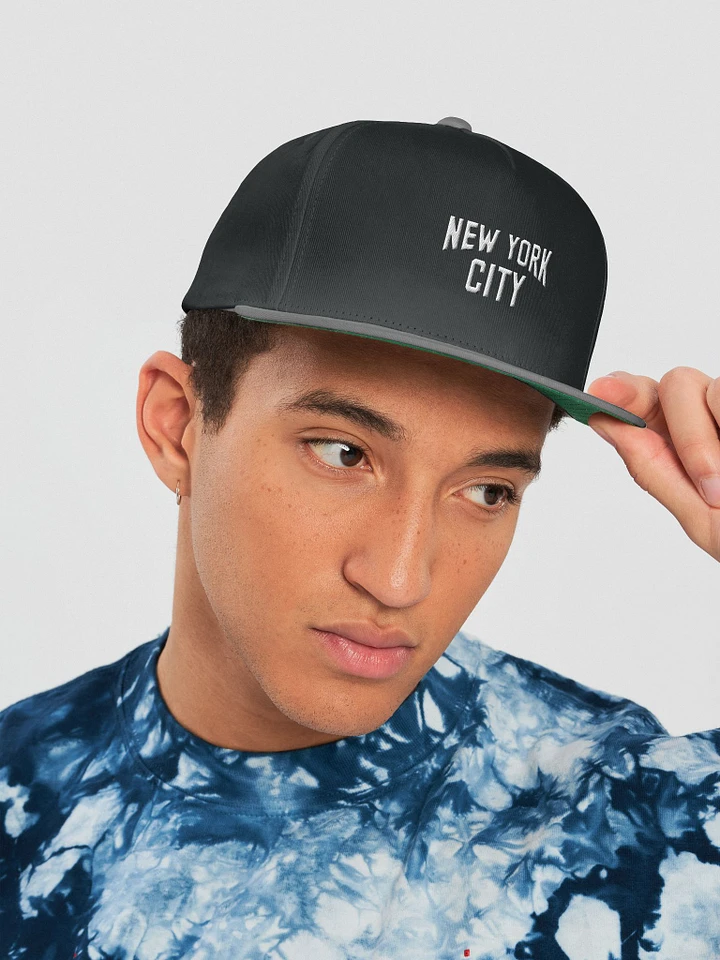 New York City Cotton Twill Flat Bill Cap product image (2)