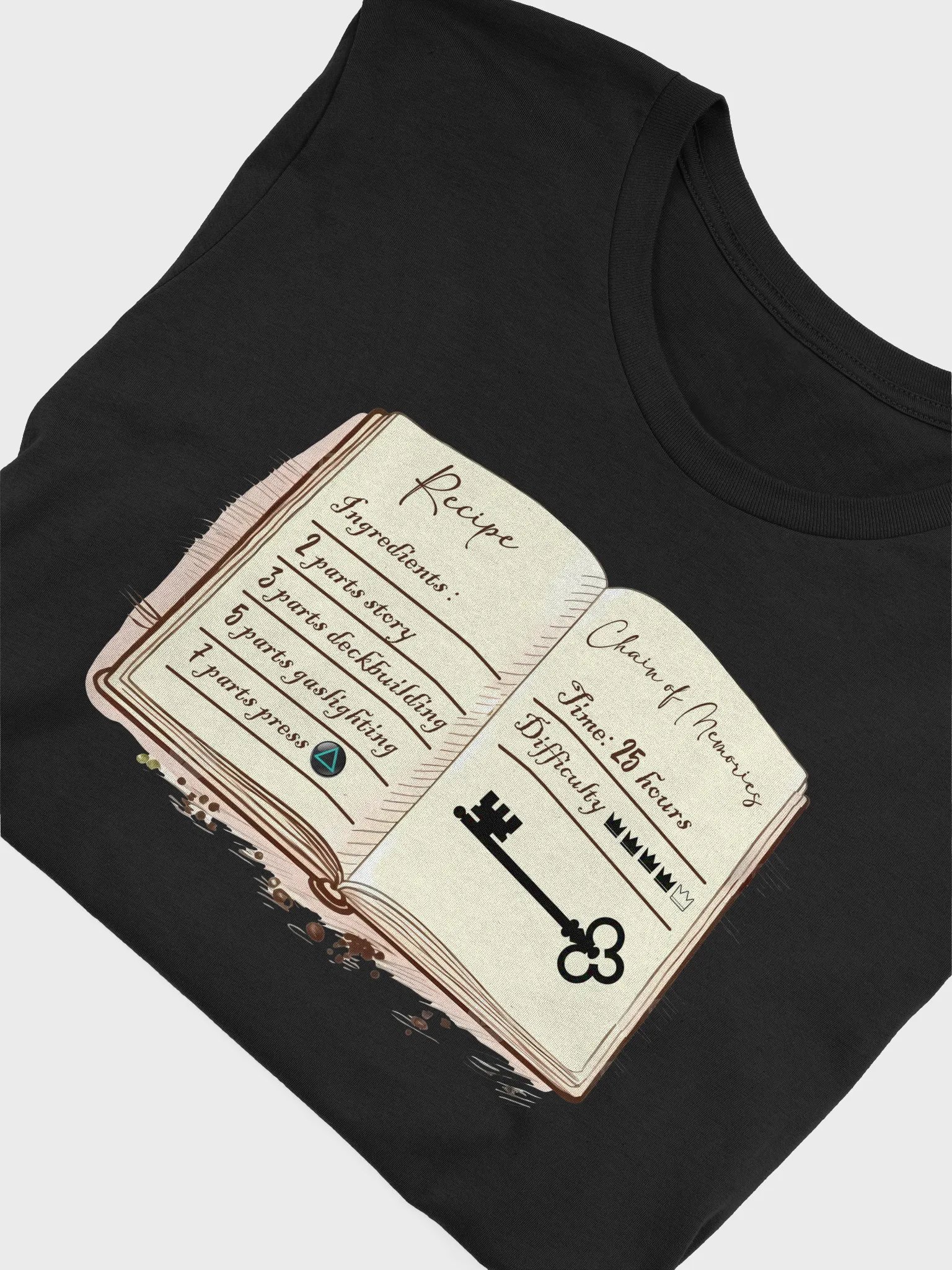 The Chain of Memories Recipe T-Shirt product image (3)
