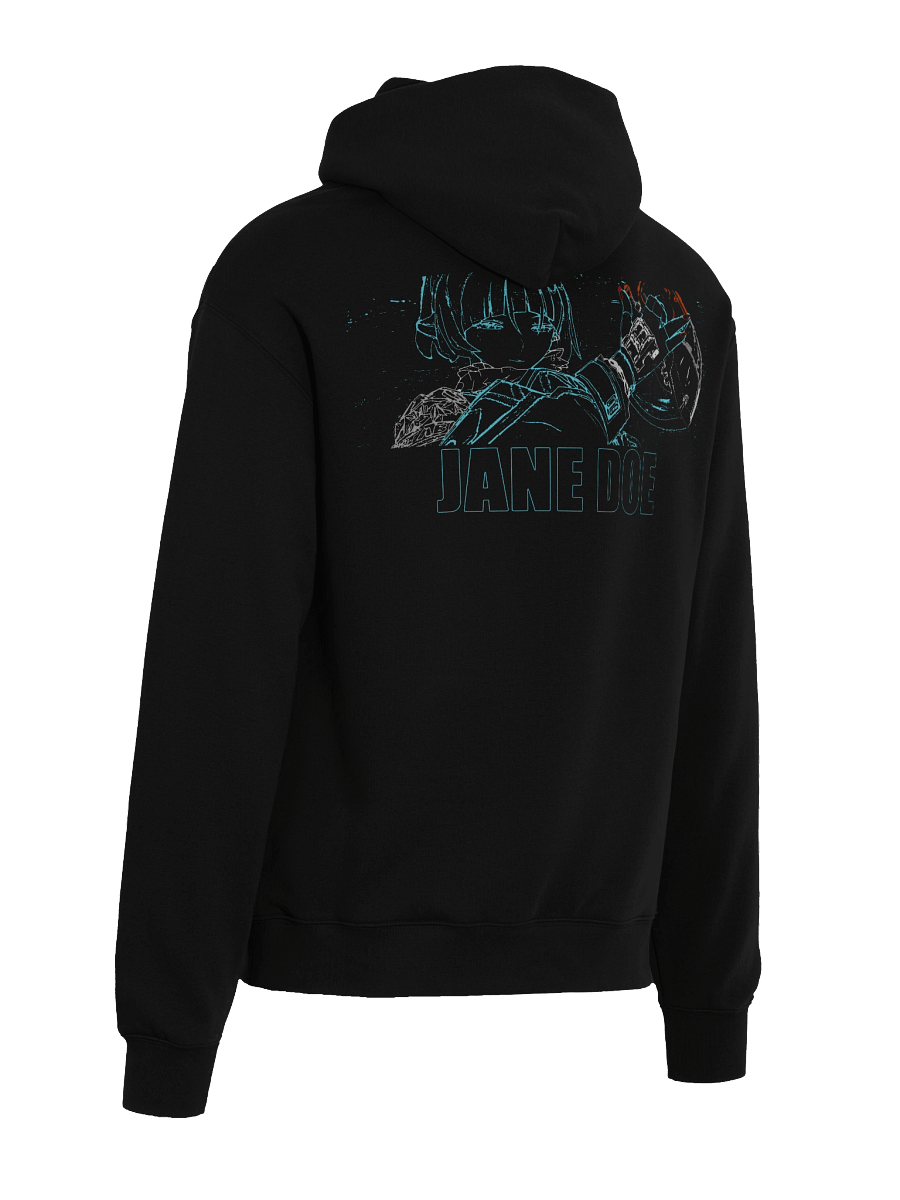 3 PRINT Premium Oversized Heavyweight Hoodie Jane Doe STAB! Zenless Zone Zero Design product image (6)