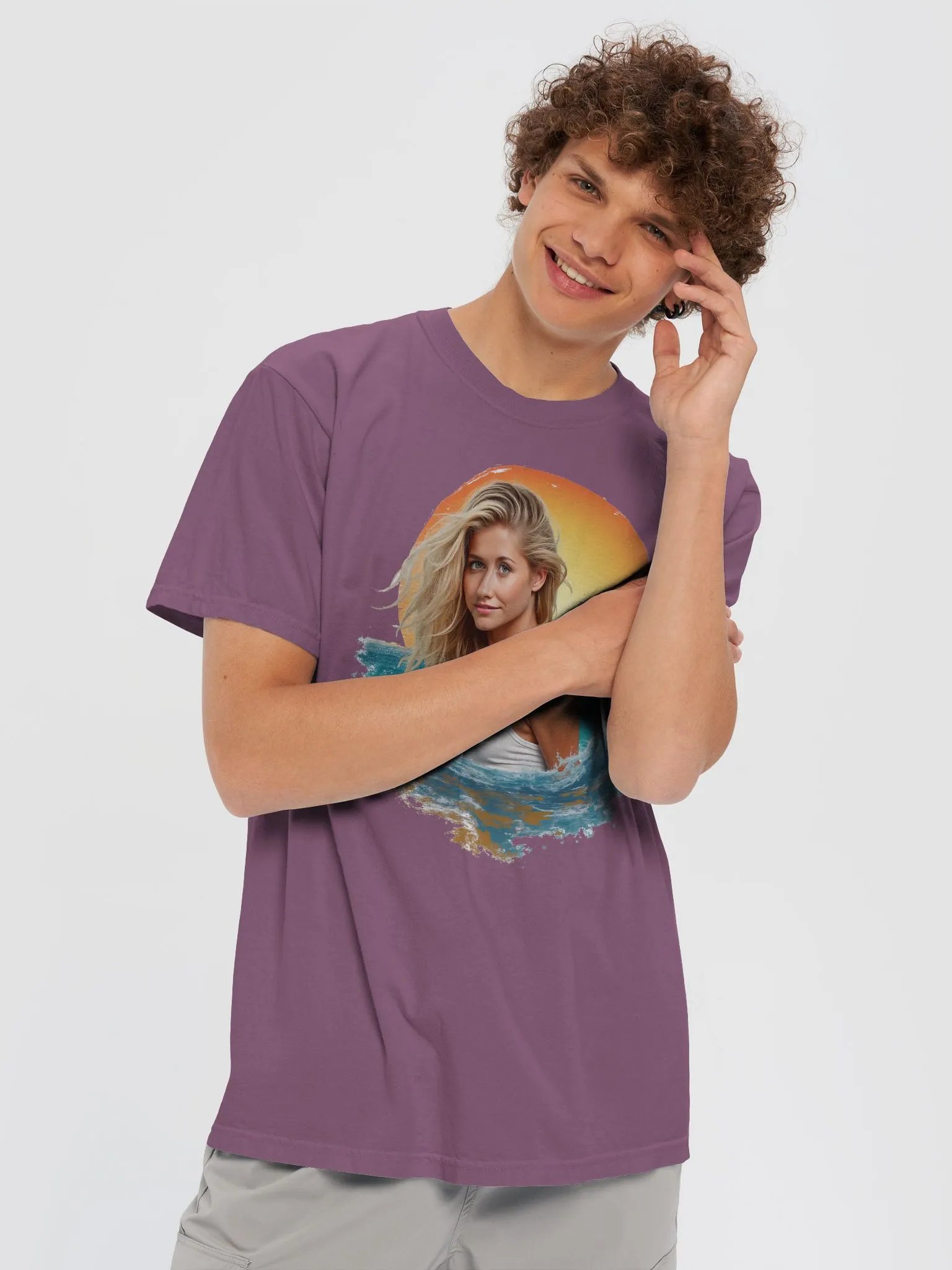 Surfer Girl Ultimate Comfort Cotton Tee product image (58)