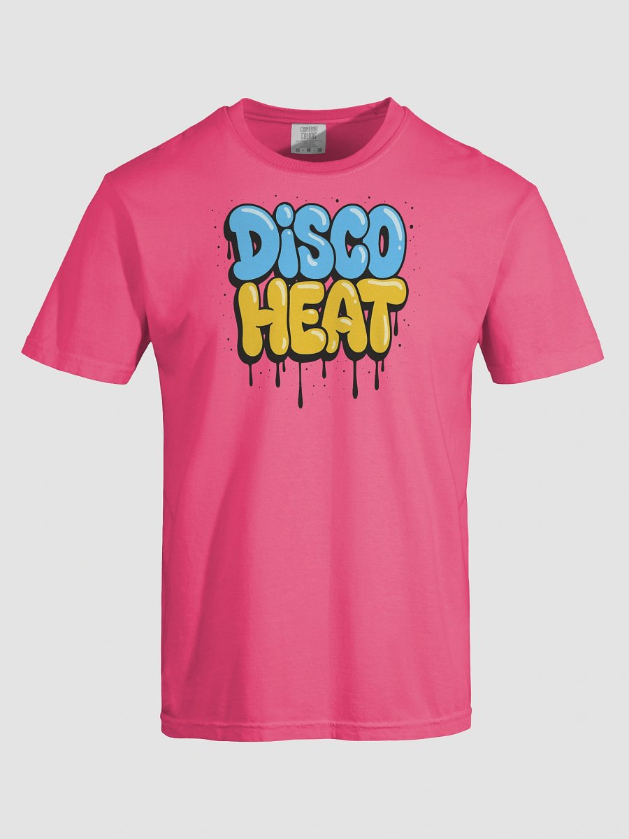 DISCO HEAT Bubble Text T-Shirt product image (57)