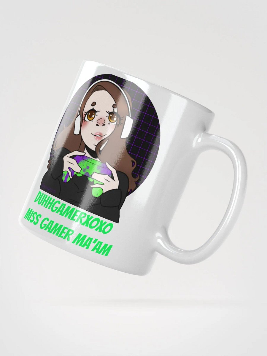 DuhhGamerXOXO/Miss Gamer Ma'am Mug - Green Text product image (3)