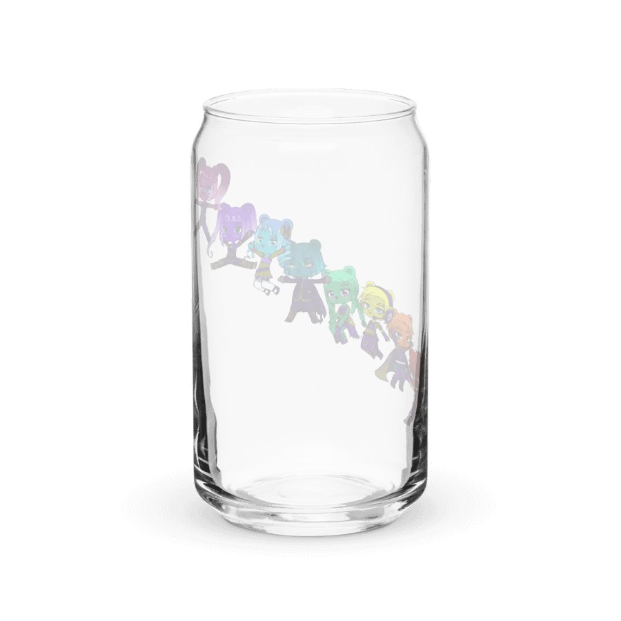 Shadow Bears (Leap of Happiness) can-shaped glass product image (8)