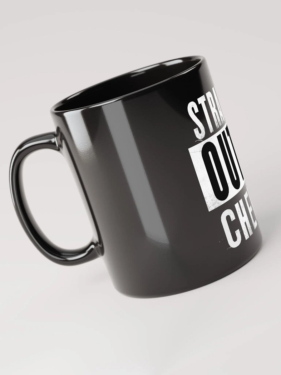 Straight Outta Cherno Black Glossy Mug product image (4)
