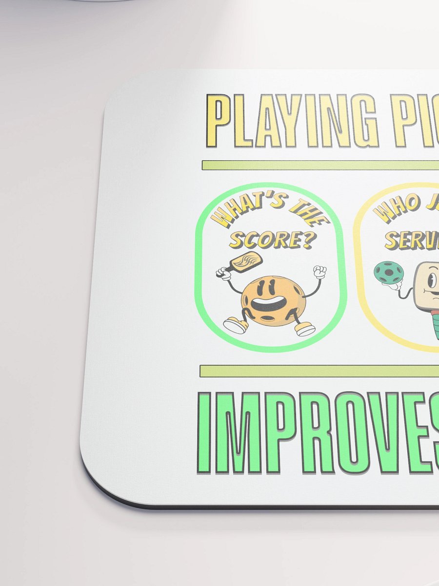 Playing Pickleball Improves Memory Booster Mouse Pad product image (6)