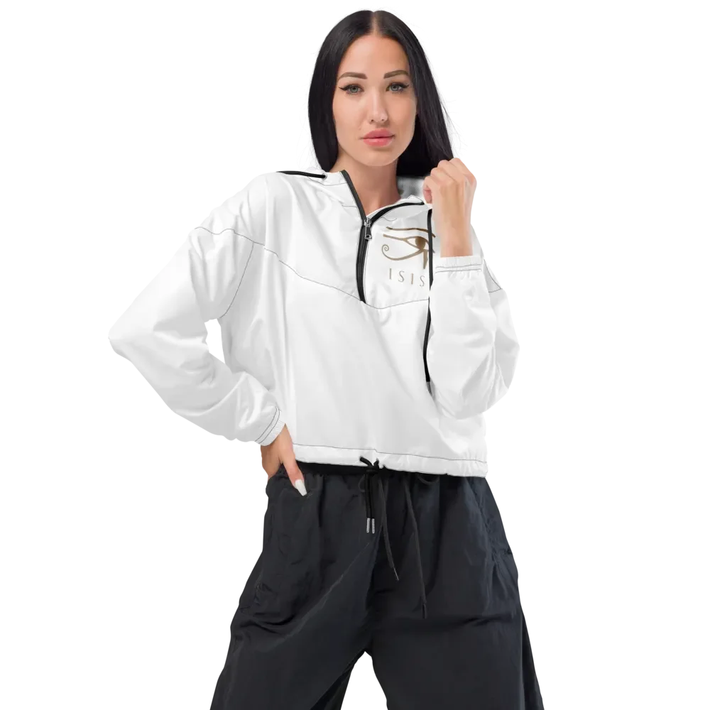 Isis Multicolor Crop Top Women's Windbreaker Fitness Training product image (1)