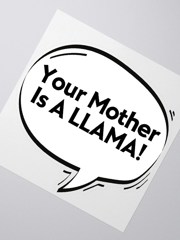 Your Mother Is A Llama Sticker product image (2)