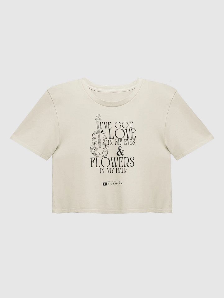 Flower Power Kinda Girl - Premium Crop Top product image (1)