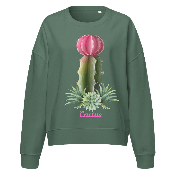 Cactus Bliss Organic Sweatshirt product image (1)
