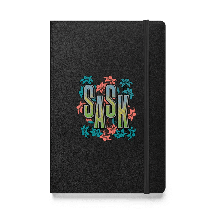 Sask Saskatoon Saskatchewan Floral Hardcover Bound Notebook product image (1)