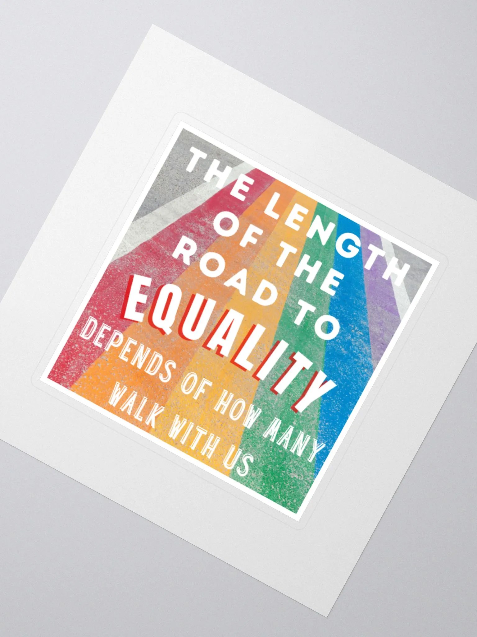Equality Road Kiss Cut Stickers product image (4)