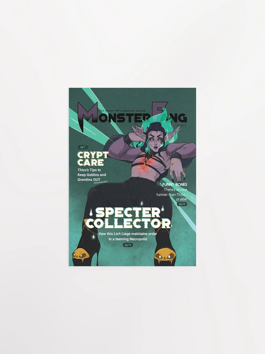 Thicc Monster Fang print product image (1)