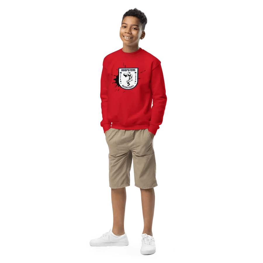 "Hoopsters Basketball" Vintaged-Inspired Youth Sweatshirt product image (13)