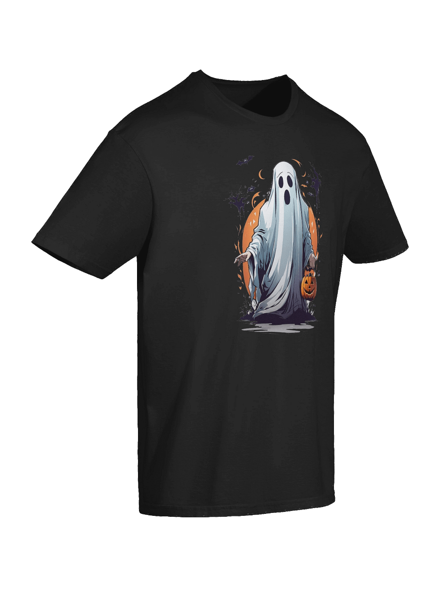 Spooky Ghost T-Shirt – Classic Halloween Tee with Pumpkin Trick-or-Treat Design product image (57)