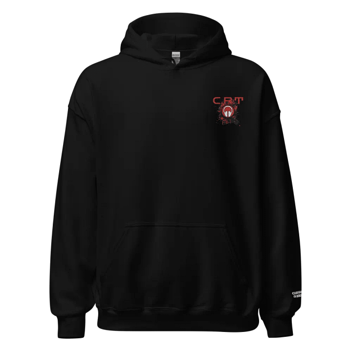 CRT Paint Splatter Headphones Embroidered Gildan® Classic Hoodie product image (1)